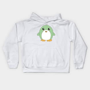 Cute Green Penguin Kawaii Kids Hoodie